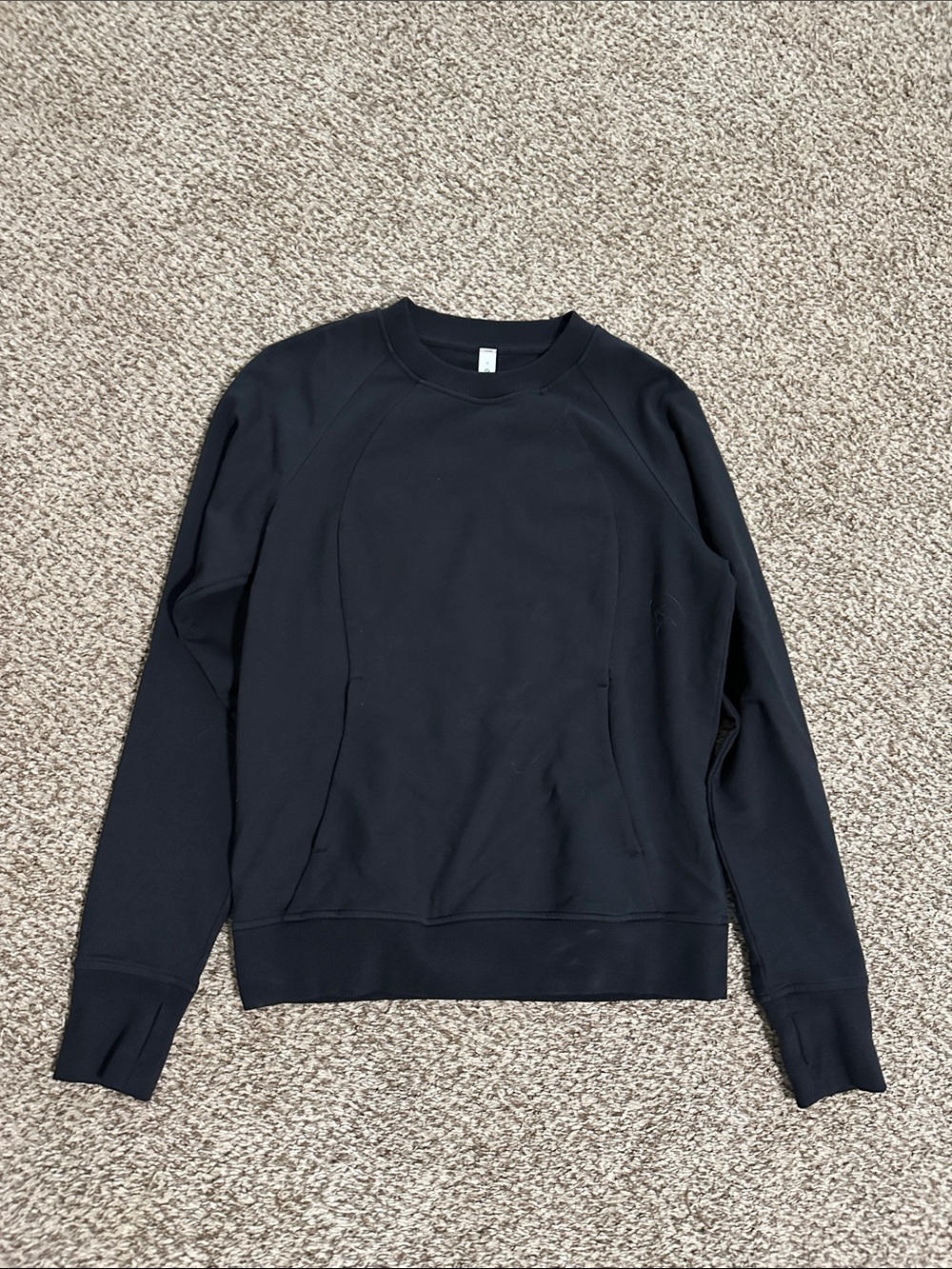 lululemon athletica Black Crewneck Sweatshirt